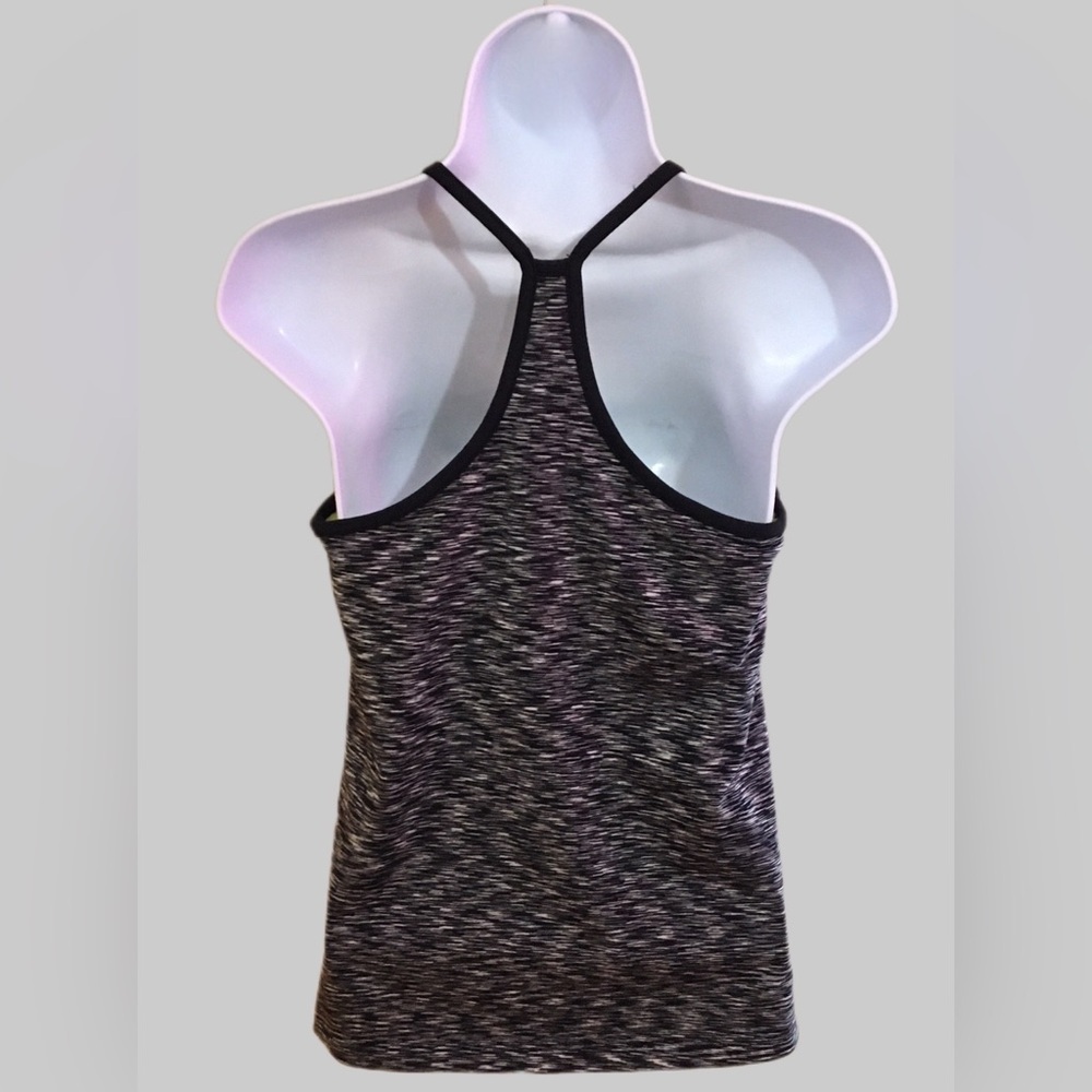 Joe Fresh Gray and Black Fitted Sleeveless Tank Top - Picture 2 of 6